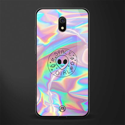 colorful alien glass case for redmi 8a image