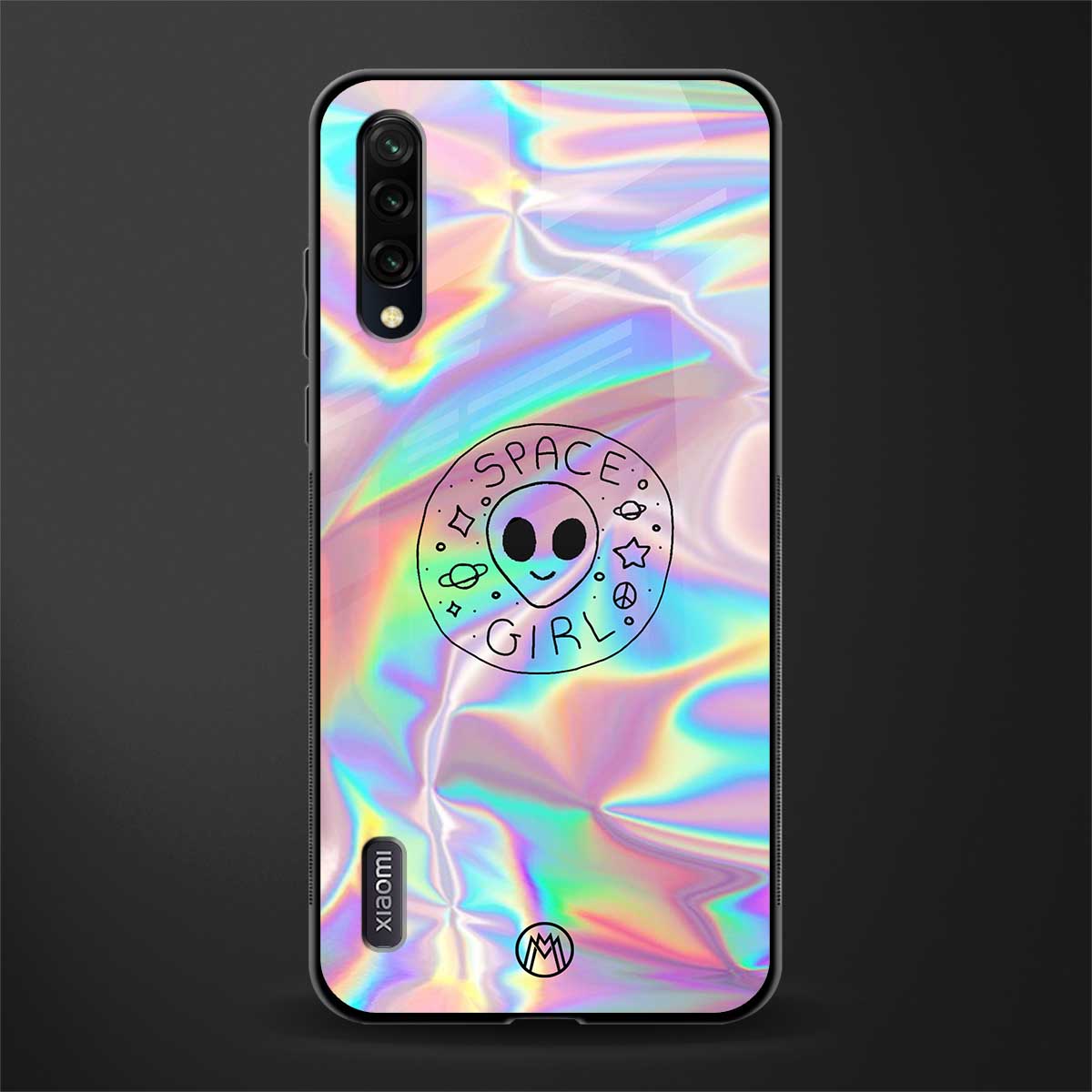 colorful alien glass case for mi a3 redmi a3 image
