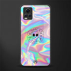 colorful alien back phone cover | glass case for vivo y73