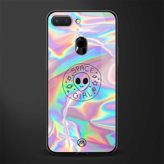colorful alien glass case for oppo a5 image