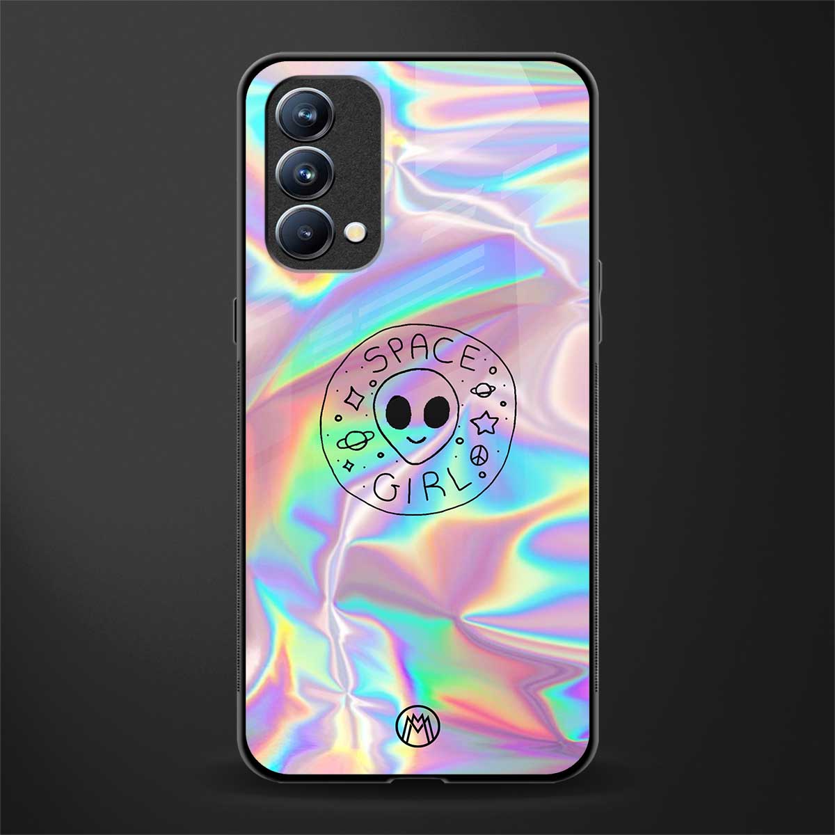 colorful alien glass case for oppo f19 image