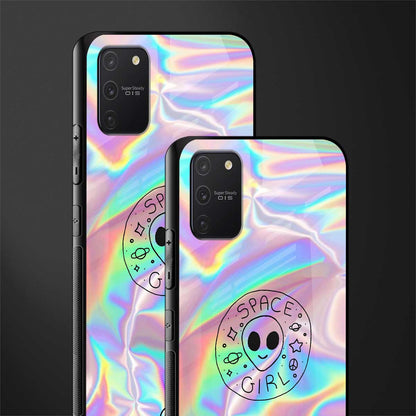 colorful alien glass case for samsung galaxy s10 lite image-2