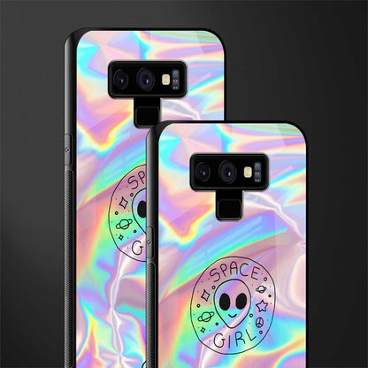 colorful alien glass case for samsung galaxy note 9 image-2