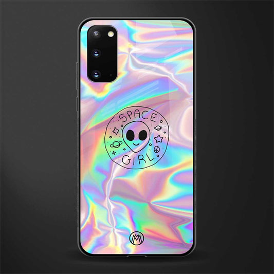 colorful alien glass case for samsung galaxy s20 image