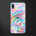 colorful alien glass case for vivo y1s without fingerprint image