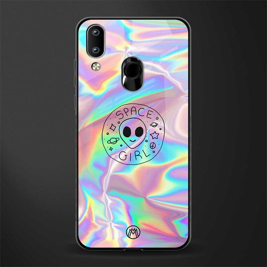 colorful alien glass case for vivo y91 image