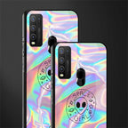 colorful alien glass case for vivo y50 image-2