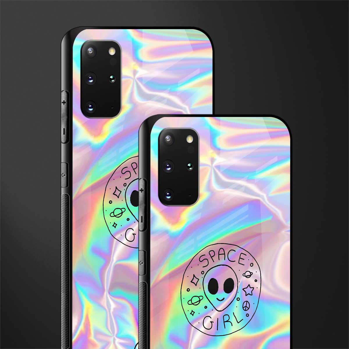 colorful alien glass case for samsung galaxy s20 plus image-2