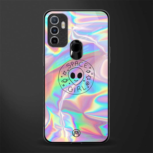 colorful alien glass case for oppo a53 image