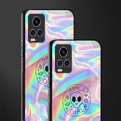colorful alien glass case for vivo v20 pro image-2
