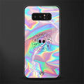 colorful alien glass case for samsung galaxy note 8 image