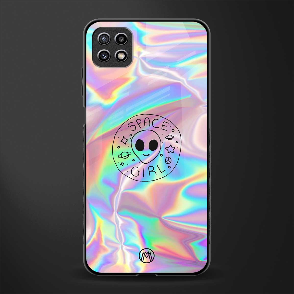 colorful alien glass case for samsung galaxy a22 5g image