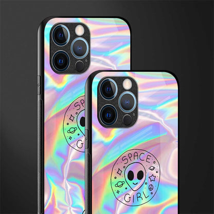 colorful alien glass case for iphone 12 pro image-2
