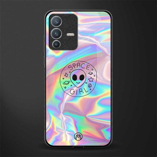 colorful alien glass case for vivo v23 pro 5g image