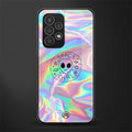colorful alien back phone cover | glass case for samsung galaxy a73 5g