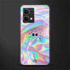 colorful alien back phone cover | glass case for oppo f21 pro 4g