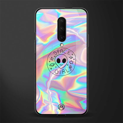 colorful alien glass case for oneplus 7 pro image