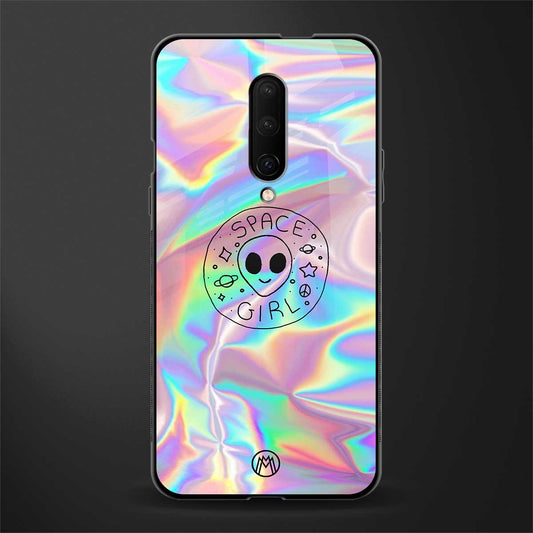colorful alien glass case for oneplus 7 pro image