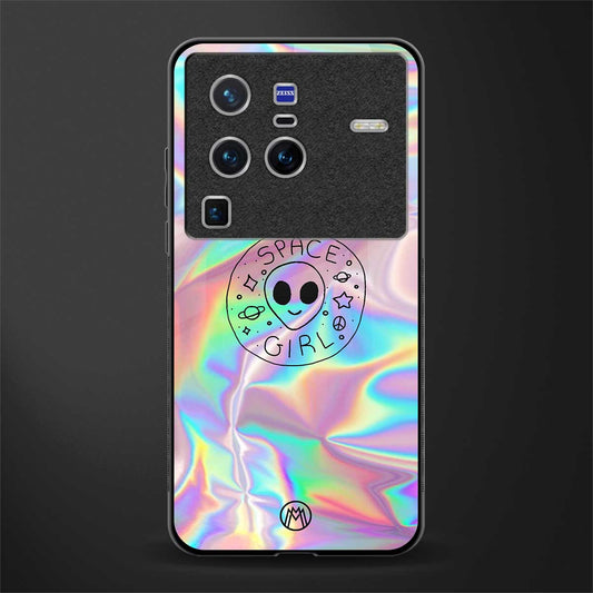 colorful alien glass case for vivo x80 pro 5g image