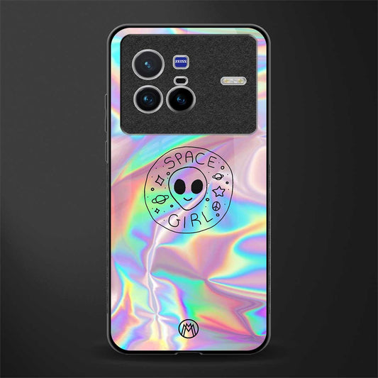 colorful alien glass case for vivo x80 image