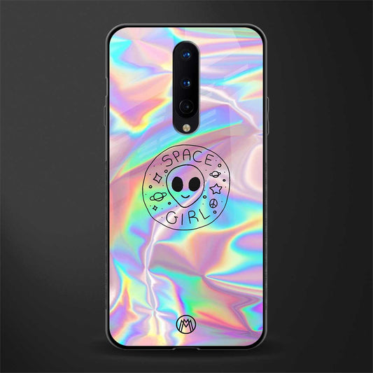 colorful alien glass case for oneplus 8 image