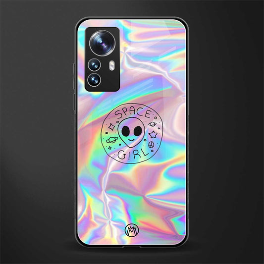 colorful alien back phone cover | glass case for xiaomi 12 pro