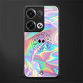colorful alien back phone cover | glass case for oppo reno 8