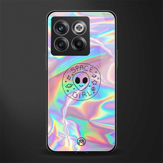 colorful alien back phone cover | glass case for oneplus 10t