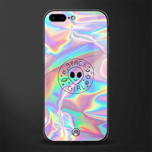 colorful alien glass case for iphone 7 plus image