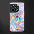 colorful alien back phone cover | glass case for oneplus 11r