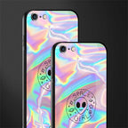 colorful alien glass case for iphone 6 plus image-2