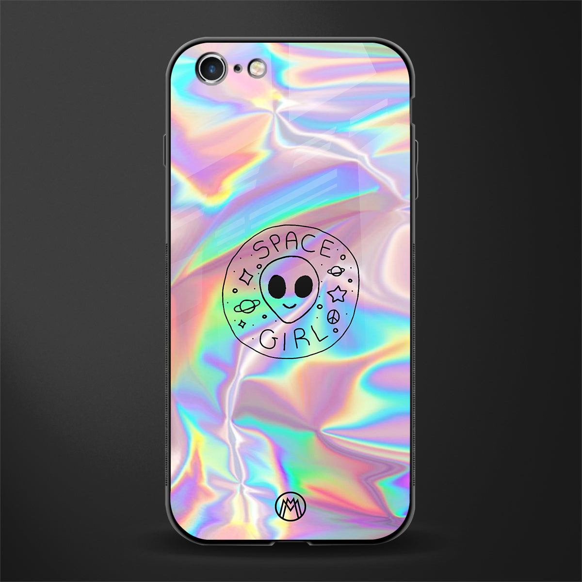 colorful alien glass case for iphone 6 image