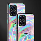 colorful alien back phone cover | glass case for realme c55