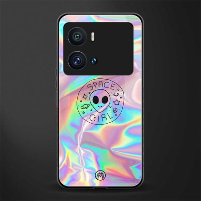 colorful alien back phone cover | glass case for iQOO 9 Pro