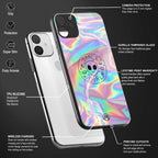 colorful alien glass case for oppo a54 image-4