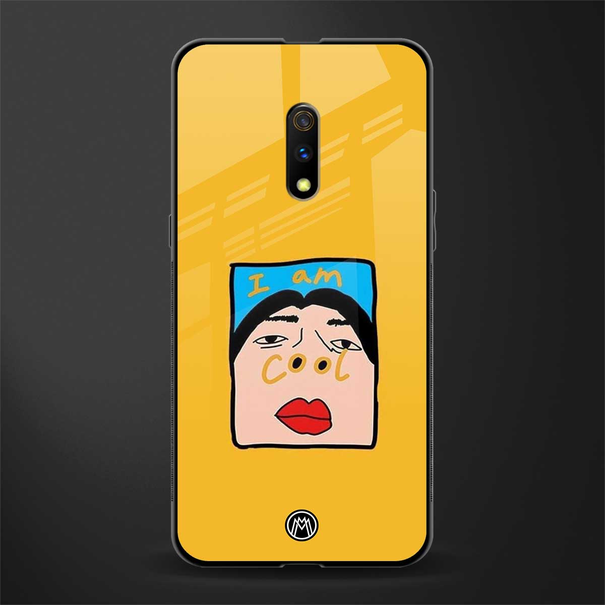 cool girl glass case for realme x image