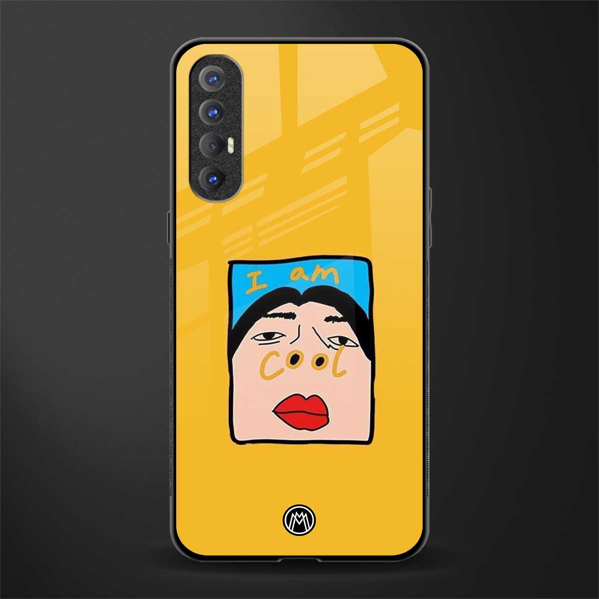 cool girl glass case for oppo reno 3 pro image