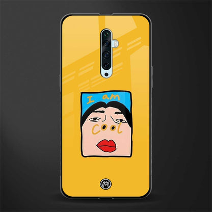 cool girl glass case for oppo reno 2f image