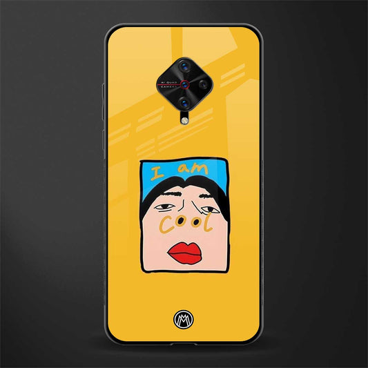 cool girl glass case for vivo s1 pro image