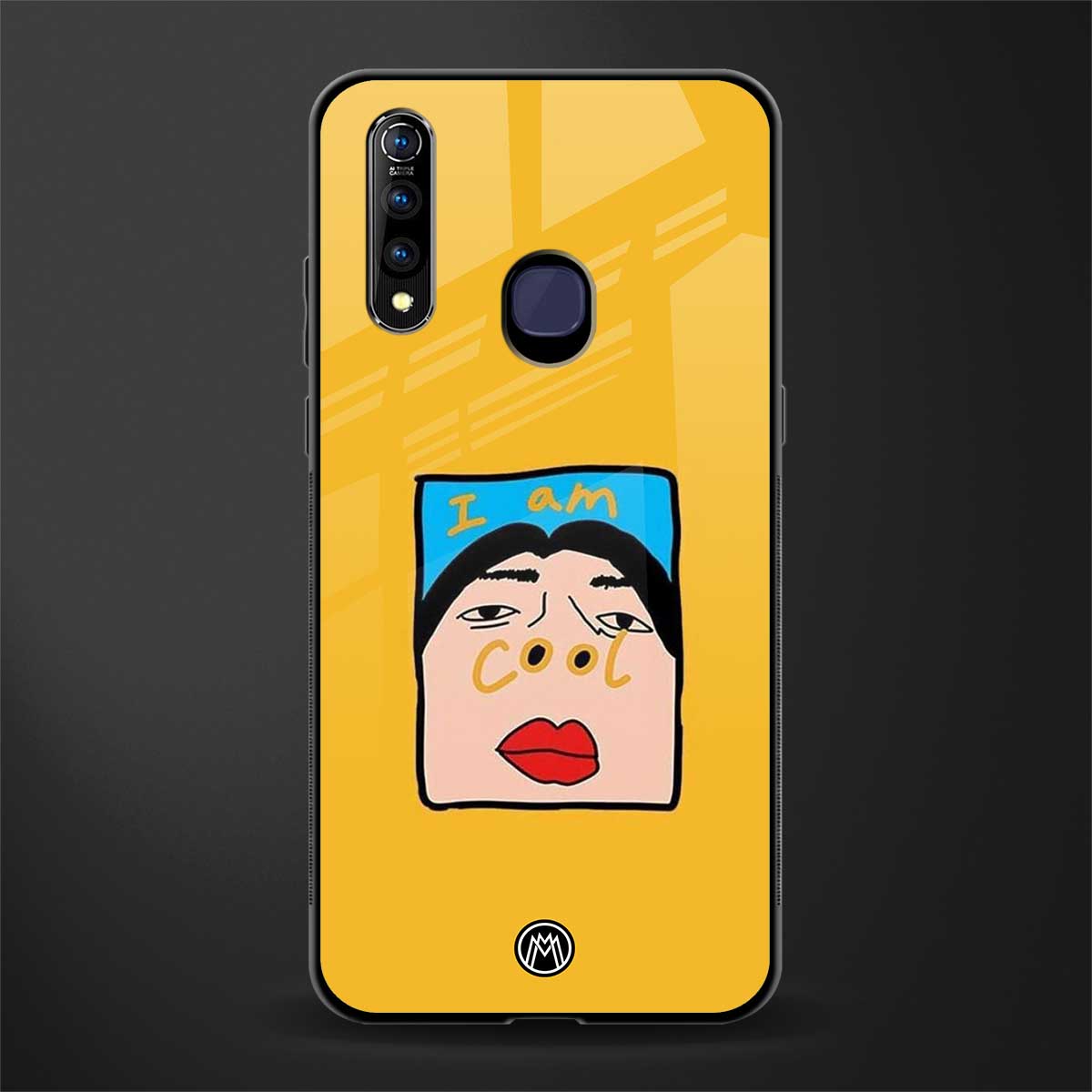 cool girl glass case for vivo z1 pro image