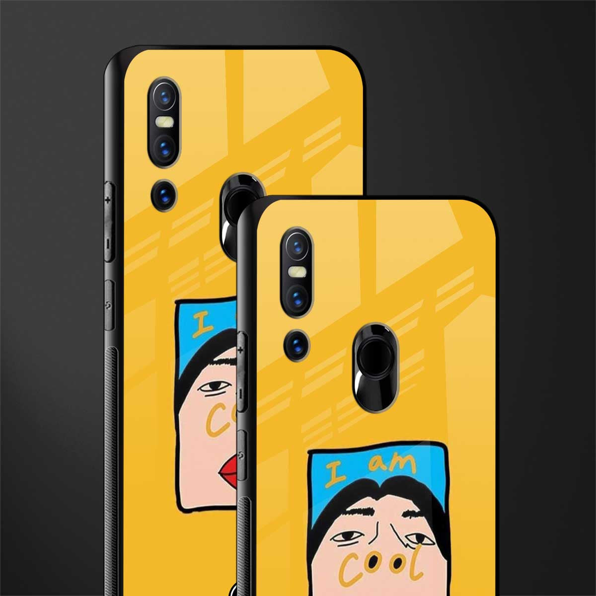 cool girl glass case for vivo v15 image-2