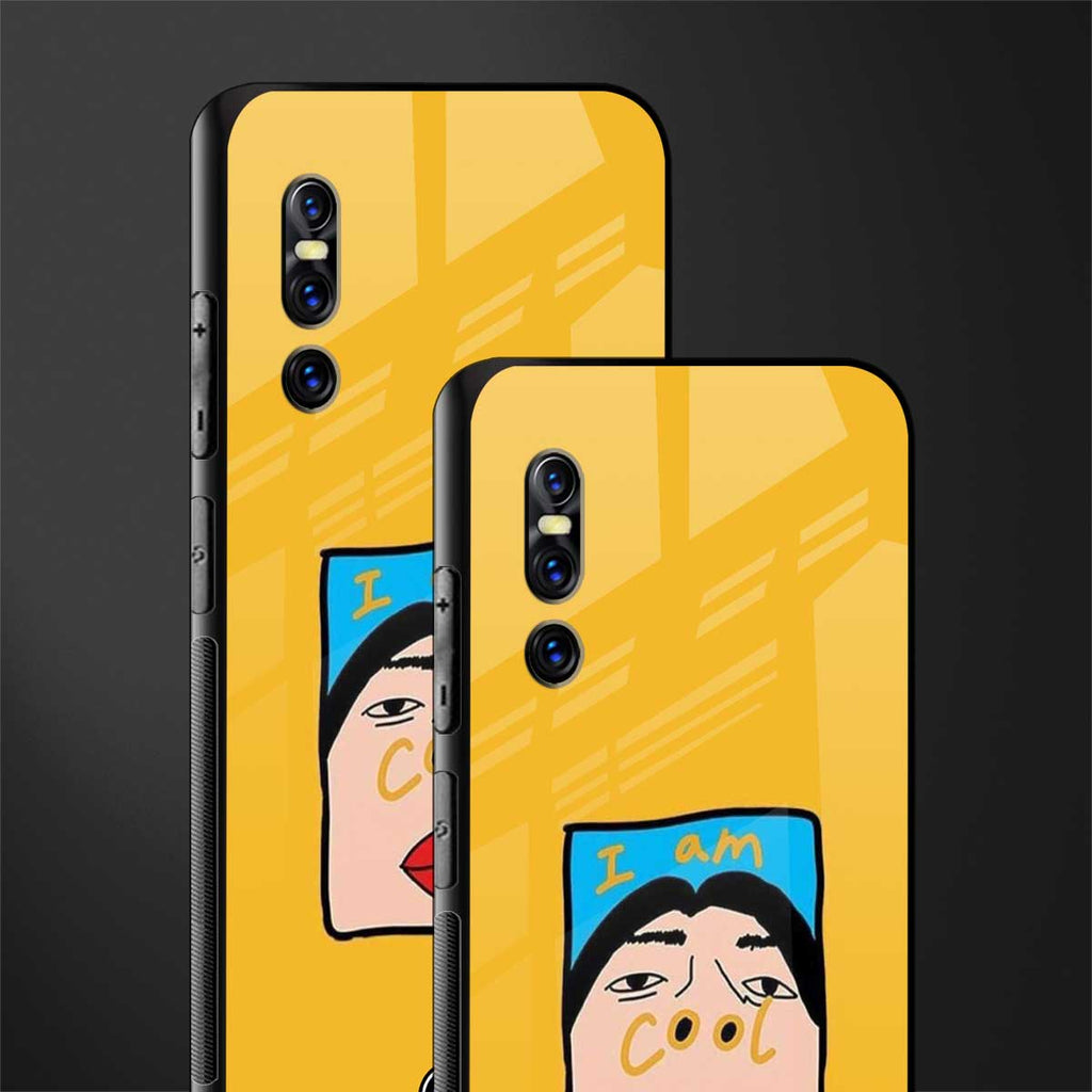 cool girl glass case for vivo v15 pro image-2