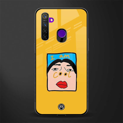 cool girl glass case for realme 5s image