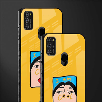 cool girl glass case for samsung galaxy m30s image-2