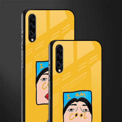 cool girl glass case for samsung galaxy a50 image-2