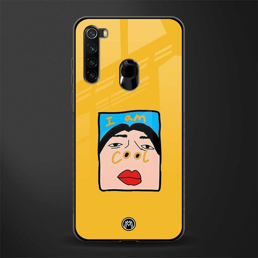 cool girl glass case for redmi note 8 image