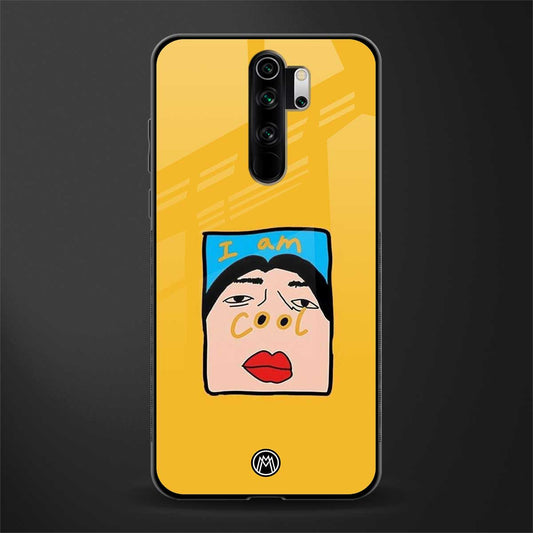 cool girl glass case for redmi note 8 pro image