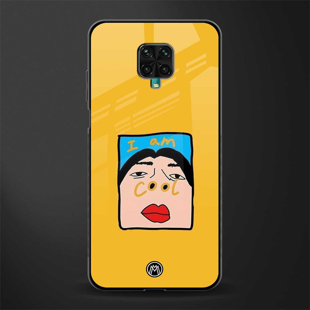 cool girl glass case for redmi note 9 pro image