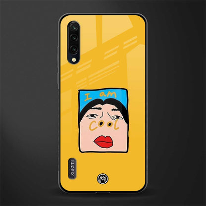 cool girl glass case for mi a3 redmi a3 image
