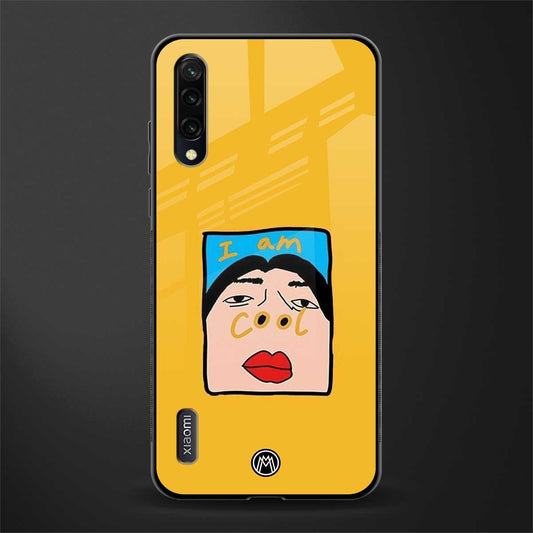 cool girl glass case for mi a3 redmi a3 image